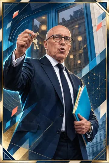 Carte Candidex de Éric Ciotti clefs LR