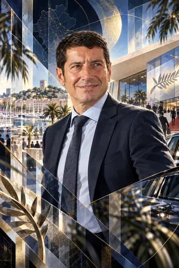 Carte Candidex de David Lisnard · Portrait prestige