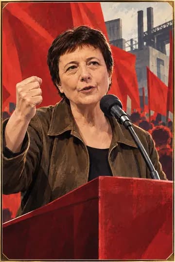Carte Candidex de Arlette Laguiller · Travailleuses, travailleurs !