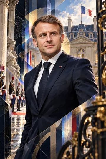 Carte Candidex de Emmanuel Macron · Portrait présidentiel
